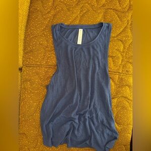 ATHLETA WELL RESTED RIB SLEEP TANK – BLUE